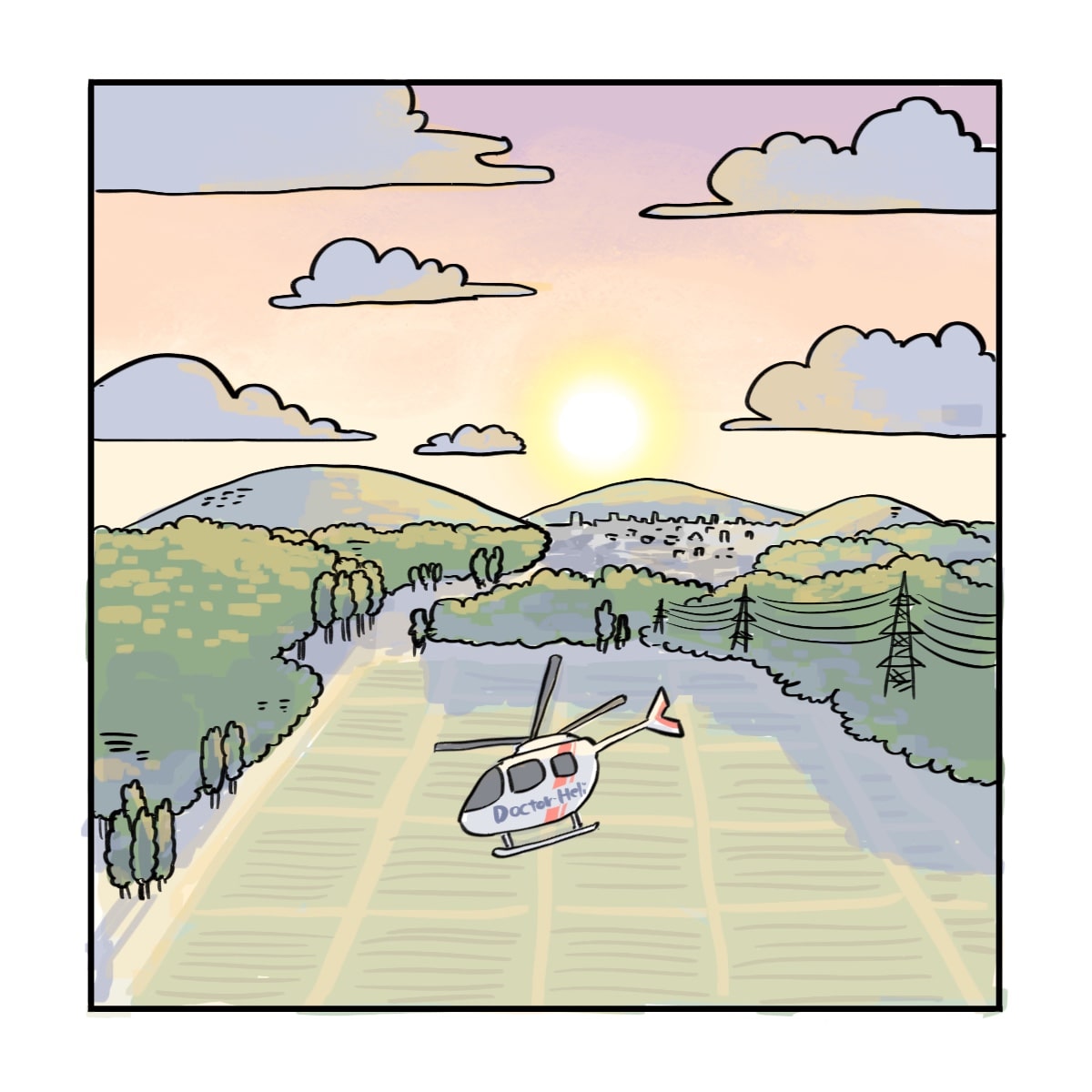外には素晴らしい景色が広がっていた
