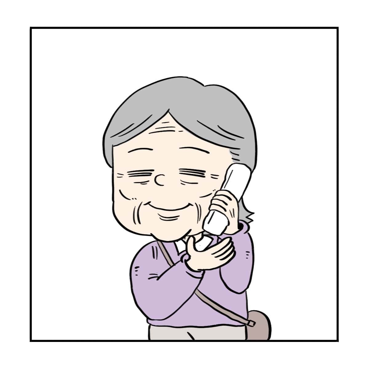 患者は何かを耳に宛てた