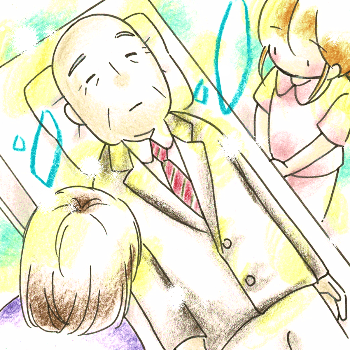 患者の亡骸に背広を着せた