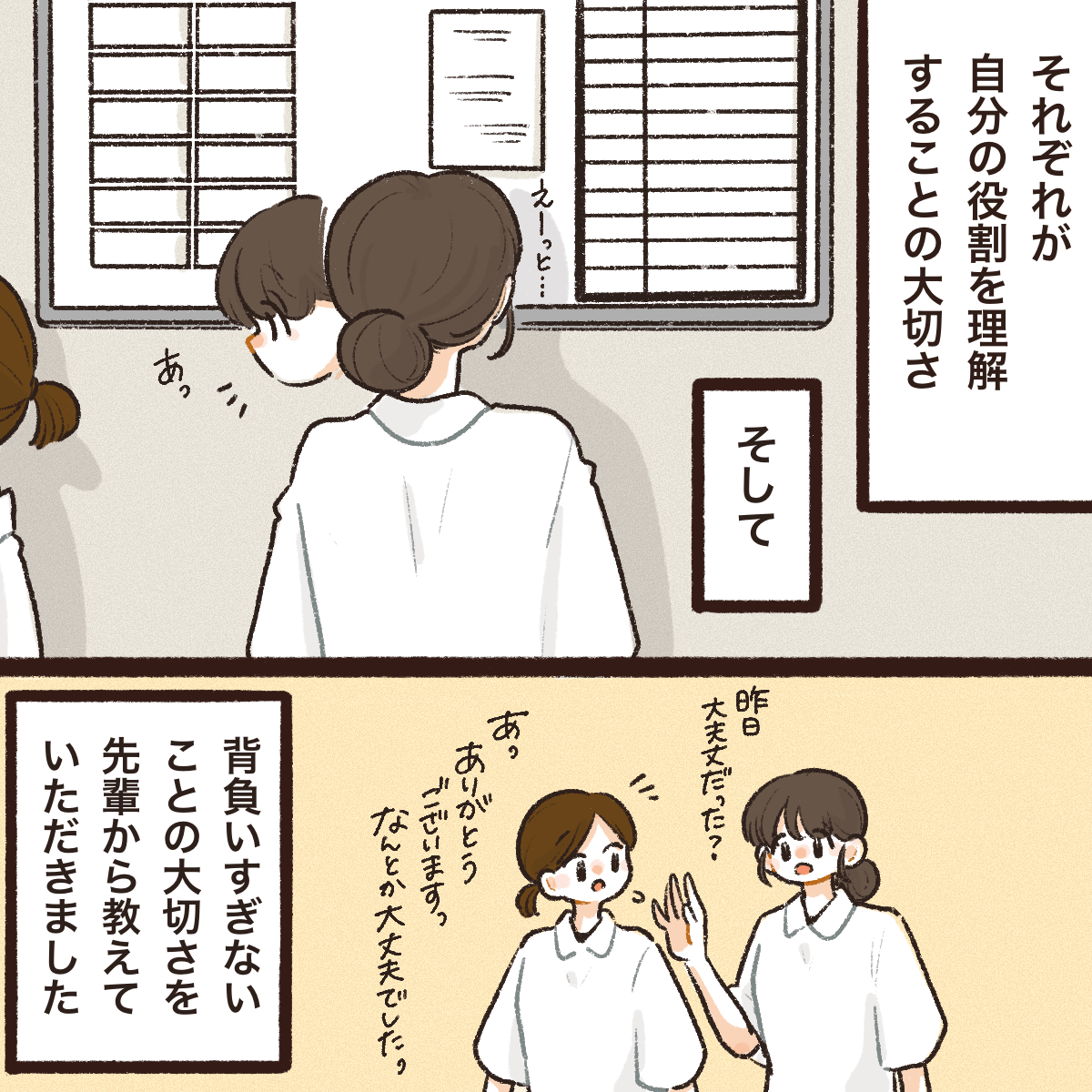 それぞれの役割を認識することの大切さを実感した